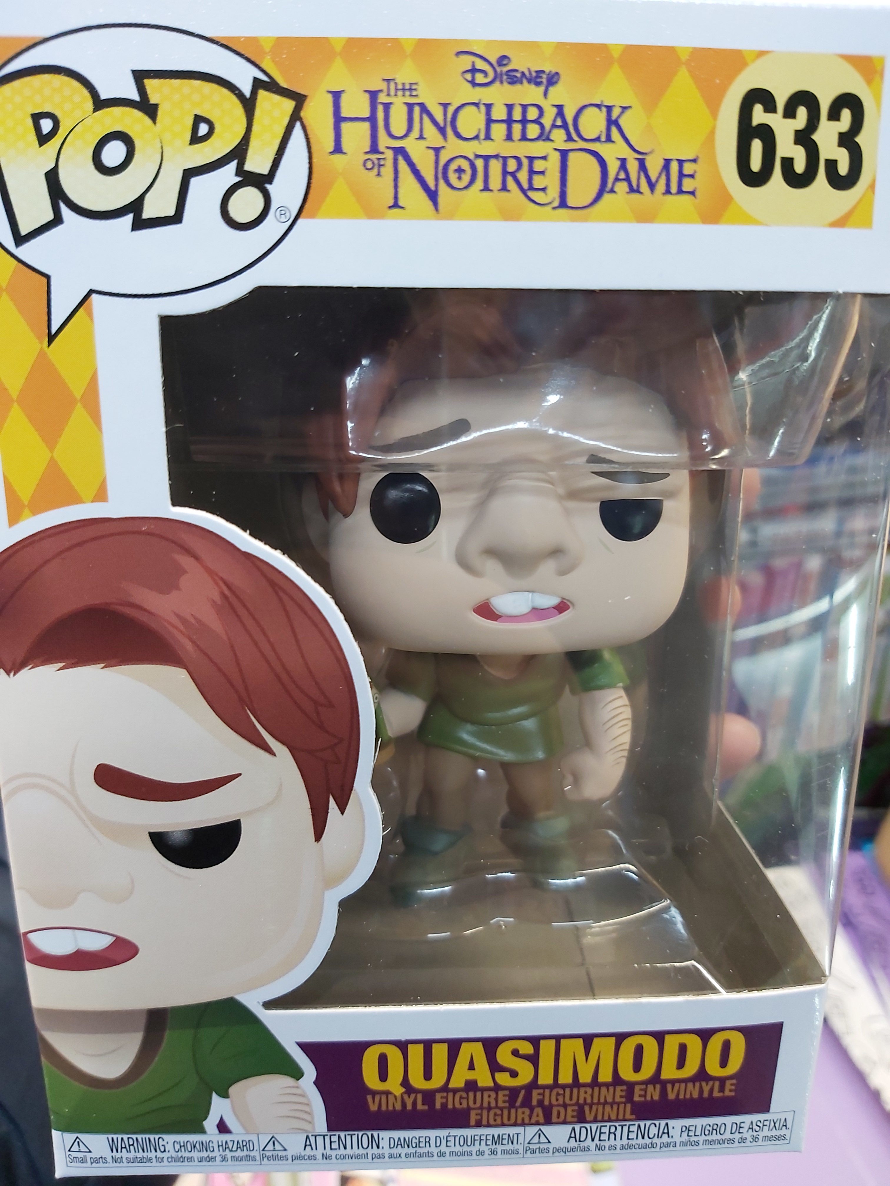 QUASIMODO Funko Pop 633 The Hunchback of Notre Dame il Gobbo Disney